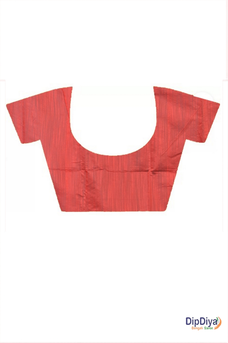 Dark Green Cotton Blended Pariva Hand Loom Saree (349)